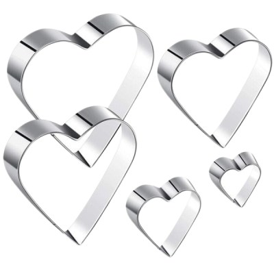 Cookie Cutters Set of 6 – Hearts Cookie Cutters Set of 6 – Hearts