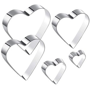 Cookie Cutters Set of 6 – Hearts Cookie Cutters Set of 6 – Hearts