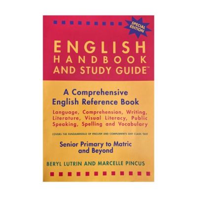 English Handbook And Study Guide English Handbook And Study Guide