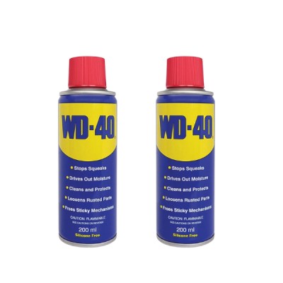 WD40 – Multi-Use Lubricant 200ml (Pack of 2) WD40 – Multi-Use Lubricant 200ml (Pack of 2)