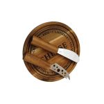 Mabibuch – Cheese Board With Stainless Steel Knives – Wooden Handles Mabibuch – Cheese Board With Stainless Steel Knives – Wooden Handles