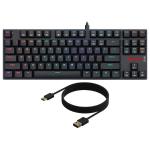 Redragon-Tenkeyless Gaming Keyboard With Sparkfox USB-A to Type-C- Cable Redragon-Tenkeyless Gaming Keyboard With Sparkfox USB-A to Type-C- Cable