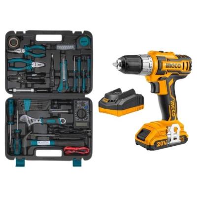 Ingco – Cordless Drill Combo (20V) and DIY Electricians Tool Set (30 Piece) Ingco – Cordless Drill Combo (20V) and DIY Electricians Tool Set (30 Piece)