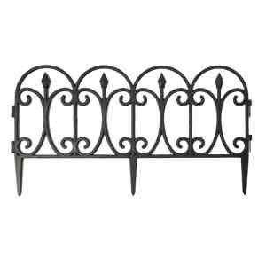 Gro Plastic Garden Fence – Curve Gro Plastic Garden Fence – Curve