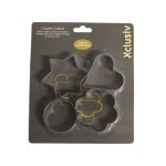 Xclusiv Cookie Cutters 4 Piece Set Xclusiv Cookie Cutters 4 Piece Set