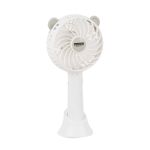 Eurolux – Portable Rechargeable USB Mini Hand Fan – White Eurolux – Portable Rechargeable USB Mini Hand Fan – White