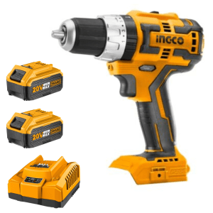 Ingco Cordless Impact Drill 60NM Brushless Kit (Charger + 2x Battery Incl.) Ingco Cordless Impact Drill 60NM Brushless Kit (Charger + 2x Battery Incl.)