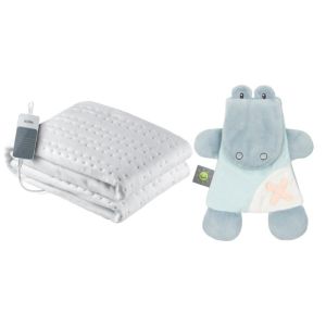 Solac – Kids Single Bed Electrical Blanket & Nattou & Gelpack – Crocodile Solac – Kids Single Bed Electrical Blanket & Nattou & Gelpack – Crocodile