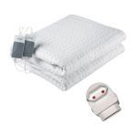 Solac – Electrical Heat Blanket Double Bed- White & 2x5amp Adapter Solac – Electrical Heat Blanket Double Bed- White & 2x5amp Adapter