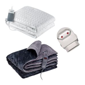 Solac – Electrical Under Blanket with Throw Over Blanket (Single) & Adapter Solac – Electrical Under Blanket with Throw Over Blanket (Single) & Adapter