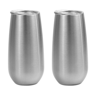 SetStainless steel Champagne Flute Set SetStainless steel Champagne Flute Set