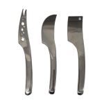 Stainless Steel Cheese Knife Set – 3 Piece Stainless Steel Cheese Knife Set – 3 Piece