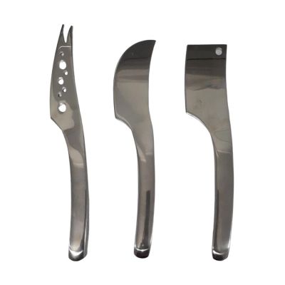 Stainless Steel Cheese Knife Set – 3 Piece Stainless Steel Cheese Knife Set – 3 Piece