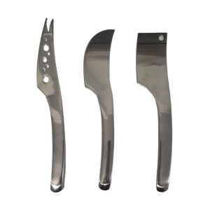 Stainless Steel Cheese Knife Set – 3 Piece Stainless Steel Cheese Knife Set – 3 Piece