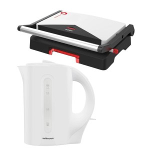 Solac – Sandwich Maker and Mellerware -Tugela – White -Corded Kettle Combo Solac – Sandwich Maker and Mellerware -Tugela – White -Corded Kettle Combo