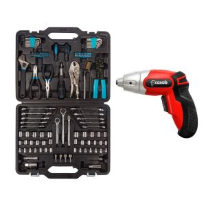 Bort – DIY Hand Tool Set – 123 Piece & 10 Piece Cordless Screwdriver Bort – DIY Hand Tool Set – 123 Piece & 10 Piece Cordless Screwdriver