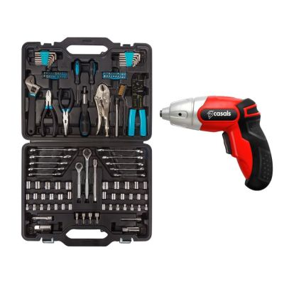 Bort – DIY Hand Tool Set – 123 Piece & 10 Piece Cordless Screwdriver Bort – DIY Hand Tool Set – 123 Piece & 10 Piece Cordless Screwdriver
