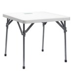 Contour – Plastic Collapsible Table – Tia – 4 Seater – White Contour – Plastic Collapsible Table – Tia – 4 Seater – White