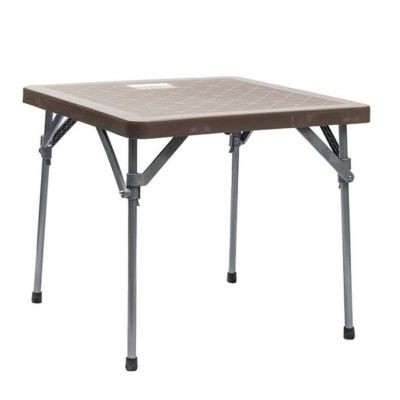 Contour – Plastic Collapsible Table – Tia – 4 Seater – Cappuccino Contour – Plastic Collapsible Table – Tia – 4 Seater – Cappuccino