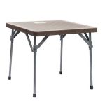 Contour – Plastic Collapsible Table – Tia – 4 Seater – Cappuccino Contour – Plastic Collapsible Table – Tia – 4 Seater – Cappuccino