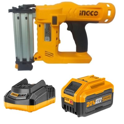 INGCO – Cordless Brad Nailer Kit with Charger and Battery (6.0Ah) INGCO – Cordless Brad Nailer Kit with Charger and Battery (6.0Ah)