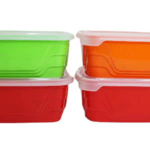 Set of 4 Plastic Lunchboxes Set of 4 Plastic Lunchboxes