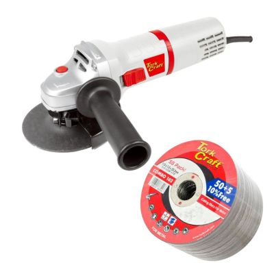Tork Craft – Angle Grinder 115mm & 50+5 Cutting Disc Metal (115×1.0x22.2mm) Tork Craft – Angle Grinder 115mm & 50+5 Cutting Disc Metal (115×1.0x22.2mm)