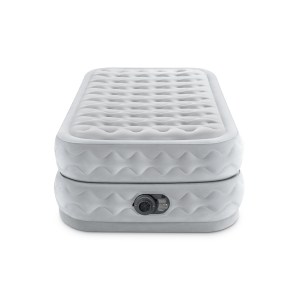 Intex Twin Supreme Air-Flow Airbed With Fiber-Tech & Built In Pump Intex Twin Supreme Air-Flow Airbed With Fiber-Tech & Built In Pump
