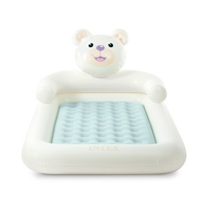 Intex Bear Kidz Travel Bed With Hand Pump, Ages 3- Intex Bear Kidz Travel Bed With Hand Pump, Ages 3-