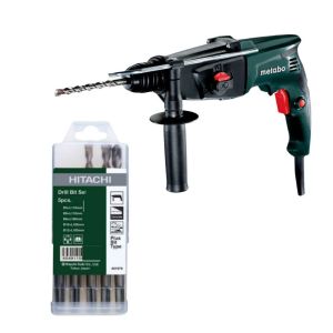 Metabo – KHE 2444 Combination Hammer Drill with Drill Bit Set – 5 Pieces Metabo – KHE 2444 Combination Hammer Drill with Drill Bit Set – 5 Pieces