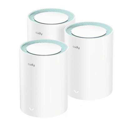 Cudy Dual Band WiFi 5 1200Mbps Gigabit Mesh 3 Pack M1300 (3-Pack) Cudy Dual Band WiFi 5 1200Mbps Gigabit Mesh 3 Pack M1300 (3-Pack)