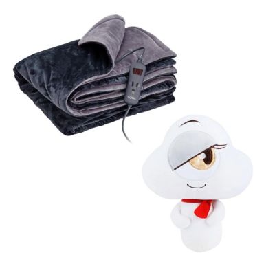 Solac – Electric Throw Over Blanket (Double) & Soft Plush Toy Mascot (Kila) Solac – Electric Throw Over Blanket (Double) & Soft Plush Toy Mascot (Kila)