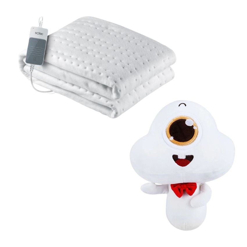 Solac – Electrical Heat Blanket (Single) & Soft Plush Toy Mascot (Deca) Solac – Electrical Heat Blanket (Single) & Soft Plush Toy Mascot (Deca)