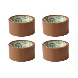 Packaging Tape (Brown Buff Tape) 48mm x 50m – Pack of 4 Packaging Tape (Brown Buff Tape) 48mm x 50m – Pack of 4