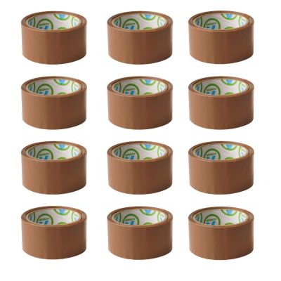 Packaging Tape (Brown Buff Tape) 48mm x 100m – Pack of 12 Packaging Tape (Brown Buff Tape) 48mm x 100m – Pack of 12