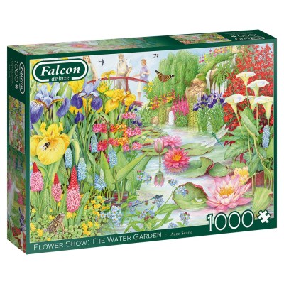 Jumbo 1000Piece Falcon Puzzle The Flower Show: The Water Garden Jumbo 1000Piece Falcon Puzzle The Flower Show: The Water Garden