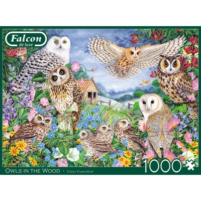 Jumbo 1000Piece Falcon Puzzle Owls In The Wood Jumbo 1000Piece Falcon Puzzle Owls In The Wood