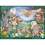 Jumbo 1000Piece Falcon Puzzle Owls In The Wood Jumbo 1000Piece Falcon Puzzle Owls In The Wood
