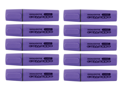 Collosso Highlighters Purple – Box of 10 Collosso Highlighters Purple – Box of 10