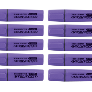 Collosso Highlighters Purple – Box of 10 Collosso Highlighters Purple – Box of 10