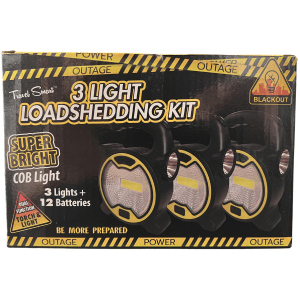 Battery Operated 3 Light Loadshedding Kit Battery Operated 3 Light Loadshedding Kit