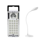 Waco – Rechargeable Lantern & Rechargeable LED Desk Lamp (9W USB) Combo Waco – Rechargeable Lantern & Rechargeable LED Desk Lamp (9W USB) Combo