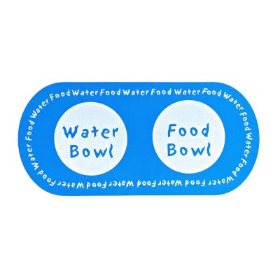 Pet Placemat & Stainless Bowls Pet Placemat & Stainless Bowls