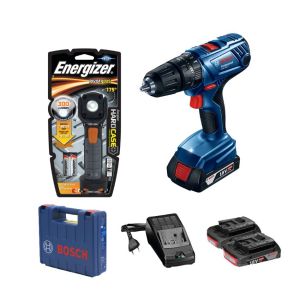 Bosch – GSB 180-LI Cordless 18V Impact Drill & Energizer Light Bosch – GSB 180-LI Cordless 18V Impact Drill & Energizer Light