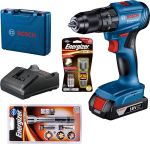 Bosch – Professional Cordless Drill (GSB 185-LI) & Energizer LED Torches Bosch – Professional Cordless Drill (GSB 185-LI) & Energizer LED Torches