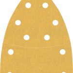 Delta Paper 102 x 93mm, 180G, 11 hole, 10 Piece Hook&Loop Delta Paper 102 x 93mm, 180G, 11 hole, 10 Piece Hook&Loop