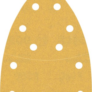 Delta Paper 102 x 93mm, 180G, 11 hole, 10 Piece Hook&Loop Delta Paper 102 x 93mm, 180G, 11 hole, 10 Piece Hook&Loop