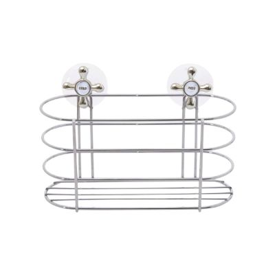 Chrome – Bathroom/Kitchen Suction Holder – Utility Tap Accessory Chrome – Bathroom/Kitchen Suction Holder – Utility Tap Accessory