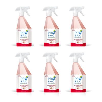 Probac – Pet Stain & Odour Remover – 750ml (Pack of 6) Probac – Pet Stain & Odour Remover – 750ml (Pack of 6)