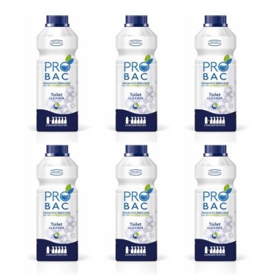 Probac – Toilet Cleaner – Concentrated – 1L (Pack of 6) Probac – Toilet Cleaner – Concentrated – 1L (Pack of 6)